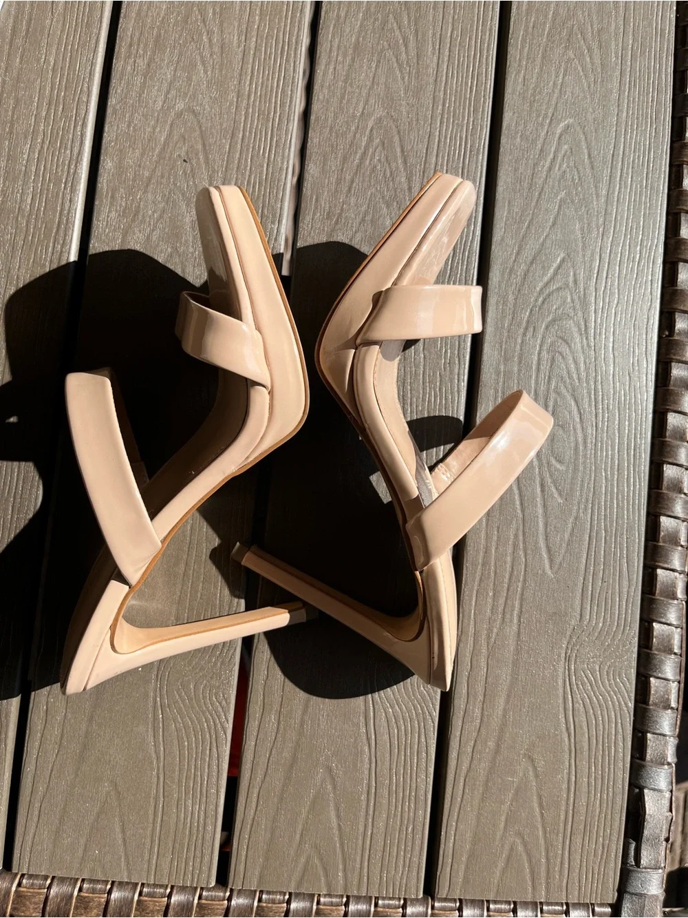 BCBGeneration Women's Nude Slide Sandals size 6.5